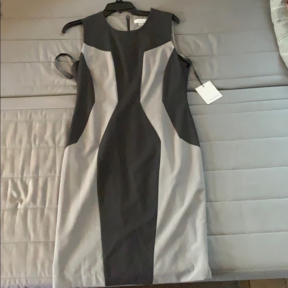 Calvin Klein Dresses & Skirts - NWT! Gray Calvin Klein size 8 women’s dress!